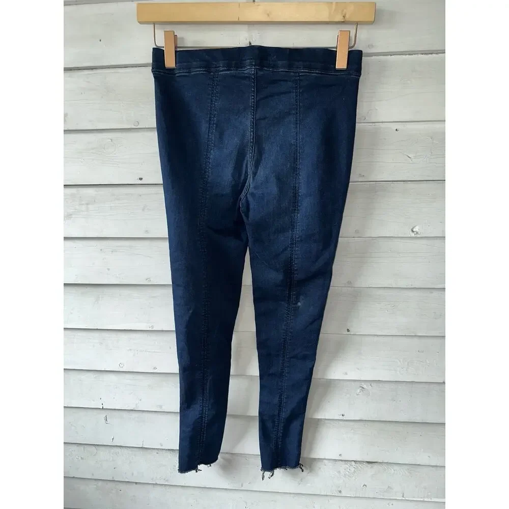 Free People Ultra-Skinny Jeggings Dark Wash Size 27 - Picture 4 of 6